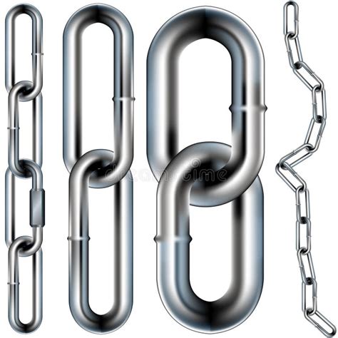 Chain Link Seamless Vector Illustration Stock Vector - Illustration of metal, arrest: 8678350