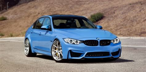 2015 BMW M3 Yas Marina Blue By MORR Wheels Review - Top Speed