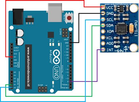 Cara Mengakses dan Pemrograman Sensor Gyroscope dan Accelerometer MPU6050 Menggunakan Arduino Uno