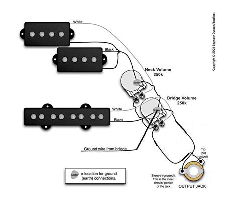 PJ bass wiring - vol/vol no tone wiring check | TalkBass.com