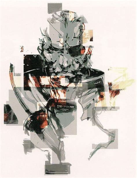 solidus snake_by_yoji shinkawa's___!!! | Metal gear, Metal gear series ...