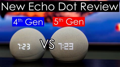 Compare Echo 4th Gen Vs Echo Dot 5th Gen