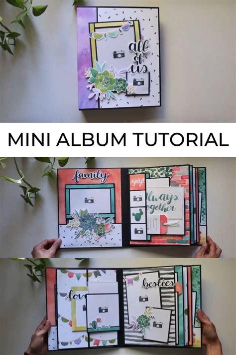 Scrapbook Mini Album Tutorial Your Book of Memories | Mini album ...