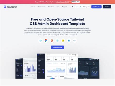 Free React Tailwind Admin Dashboard