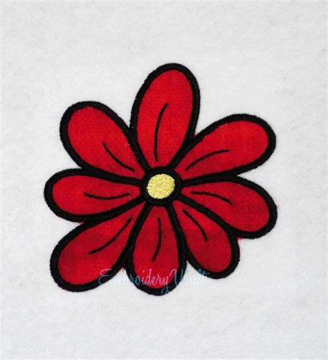 Flower Patch Embroidery Design, Multiple Formats - Etsy