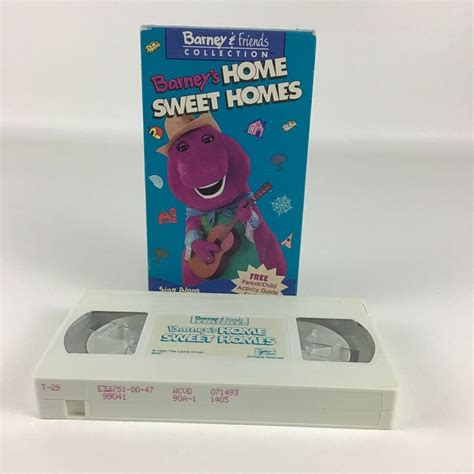 Barney & Friends Collection Sing Along VHS Tape Home Sweet - Etsy