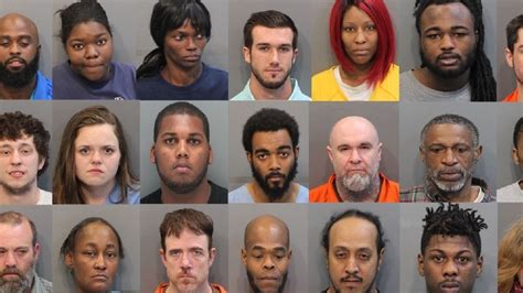 Chattanooga Police Warrant Roundup ends with 54 arrests