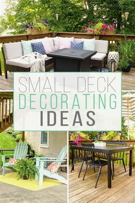 20+ Small Deck Furniture Layout Ideas - DECOOMO