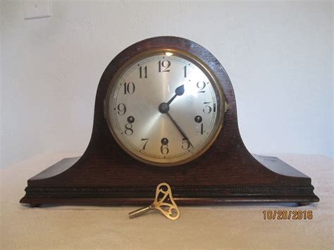 ANTIQUE GERMAN WESTMINSTER CHIME MANTEL CLOCK -- Antique Price Guide Details Page