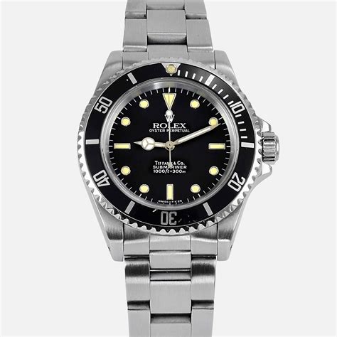 Rolex Oyster Perpetual Submariner 14060 Tiffany 100% ORIGINAL Full Set ...