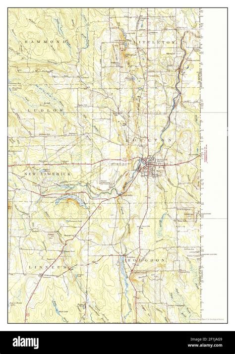 Houlton, Maine, map 1938, 1:62500, United States of America by Timeless Maps, data U.S ...