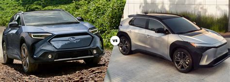 2023 Subaru Solterra vs. 2023 Toyota bZ4X | EV Comparison