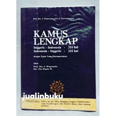 (ORIGINAL) Kamus Lengkap Bahasa Inggris Soft Cover Prof. Drs. s ...