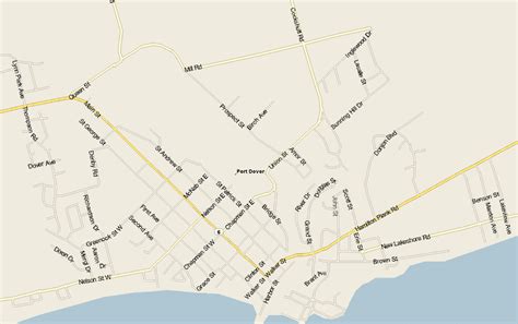 Port Dover Map, Ontario - Listings Canada