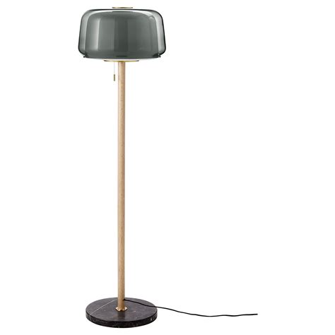 EVEDAL marble grey, grey, Floor lamp - IKEA