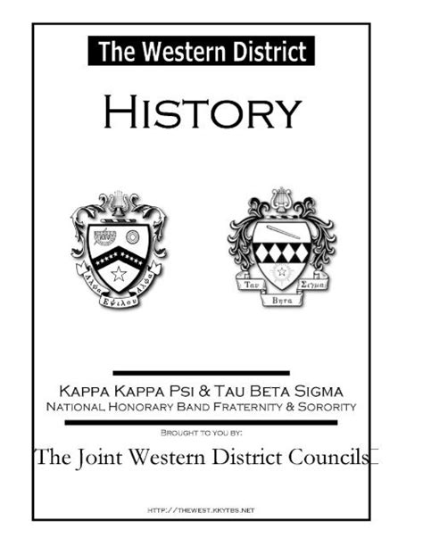 District History - The Western District » Kappa Kappa Psi | Tau Beta ...