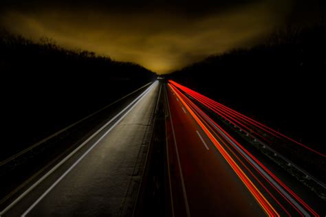 Time-Lapse Night Road Wallpaper, HD Other 4K Wallpapers, Images and ...