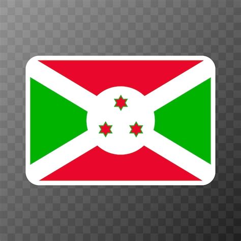 Premium Vector | Burundi flag official colors and proportion vector ...