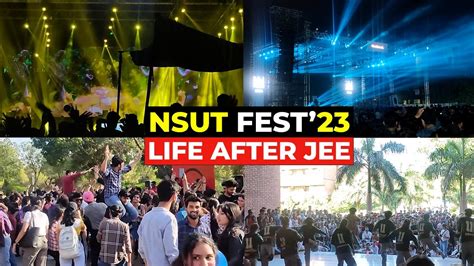 NSUT COLLEGE FEST VLOG ️| LIFE AFTER JEE EXAM | MOKSHA INNOVISION FEST 2023 🔥 - YouTube