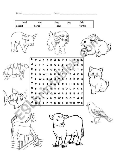 animals_pets - ESL worksheet by guiida