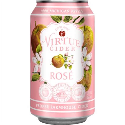 Virtue Cider Rose, 6 cans / 12 fl oz - Fry’s Food Stores