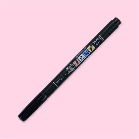 Tombow Fudenosuke Colors Brush Pen - Soft Tip - Black – Stationery Pal