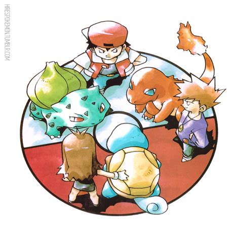 The Original 🔥Starter — hirespokemon: Ken Sugimori, cover for the 1996...