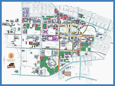 Oregon University Campus Map | secretmuseum