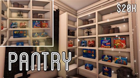 Bloxburg pantry idea