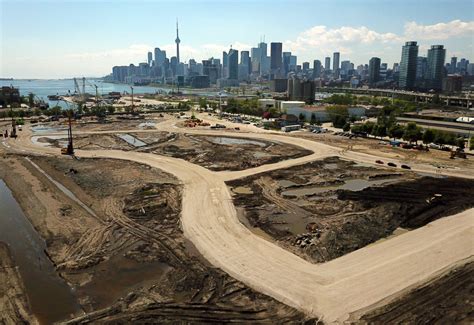 New Don River Excavation Now Carves Through Port Lands | UrbanToronto