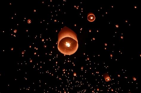 Premium Photo | Lantern festival in thailand