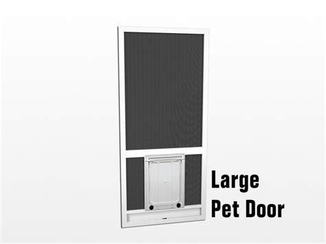 Pet Doors Screen Door with Pet Door Dog Screen Doors… | PCA Products