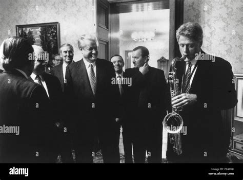 Bill clinton saxophone hi-res stock photography and images - Alamy