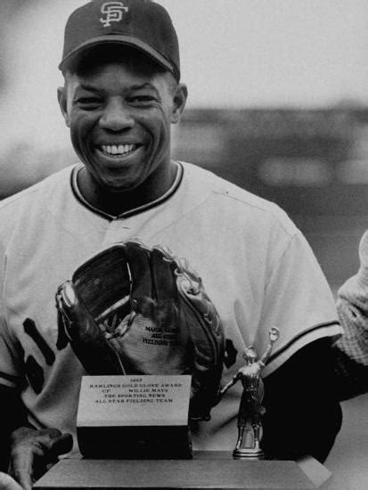 'Baseball Player Willie Mays Posing for a Picture' Premium Photographic Print | AllPosters.com