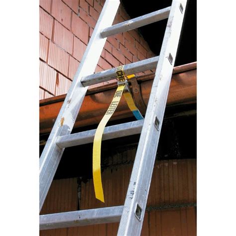 Safety strap for ladders, 1 m with clamp lock, 400 kg - Tie-Down straps