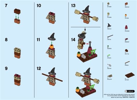 LEGO 40285 Scarecrow Instructions, Promotional - Monthly Mini Model Build