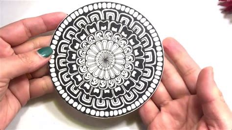 How to Draw Circle Mandala Art for Beginner's / Circle Mandala Art ...