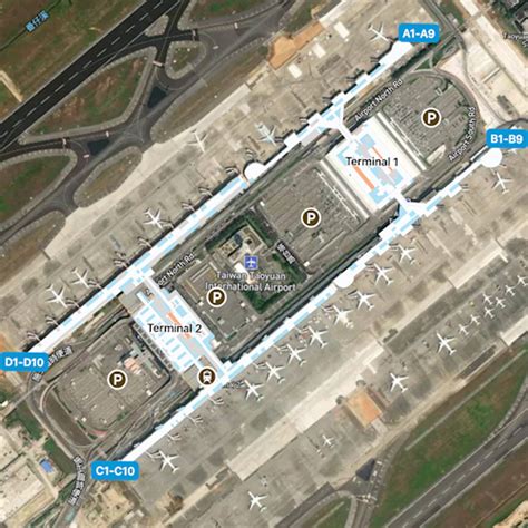 Taiwan Taoyuan Airport Map: Guide to TPE's Terminals