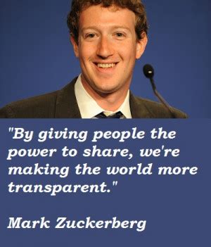 Mark Zuckerberg Quotes. QuotesGram