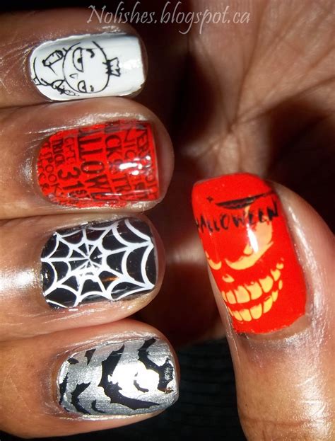 Nolishes: Halloween Skittles Mani