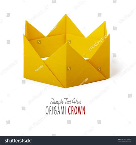 Origami Paper Crown Stock Photo 501719845 - Shutterstock