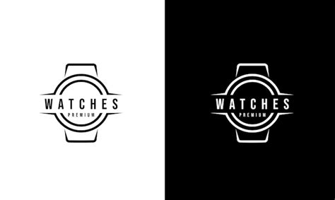 Premium Vector | Watch logo design template vector illustration