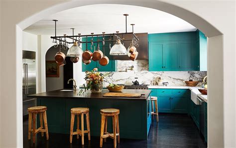 Kendall Jenner's Warm Los Angeles Home with a Teal Kitchen — THE NORDROOM