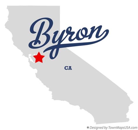 Map of Byron, CA, California