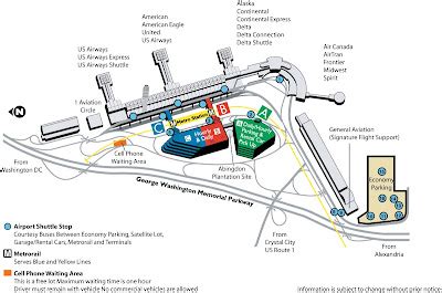 National Airport Parking: National Airport Parking Map