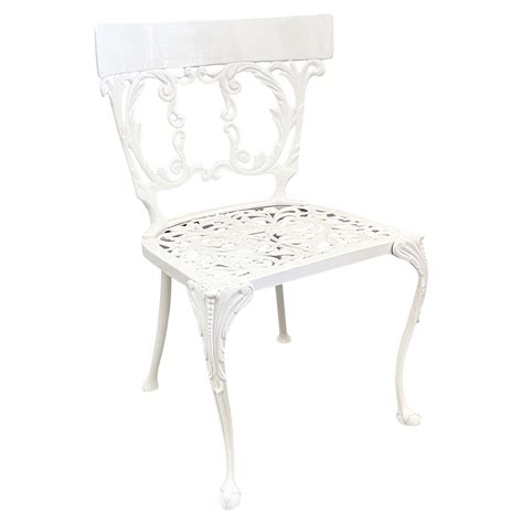 Palm Beach Regency Elsie De Wolfe Klismos Patio Chair For Sale at 1stDibs