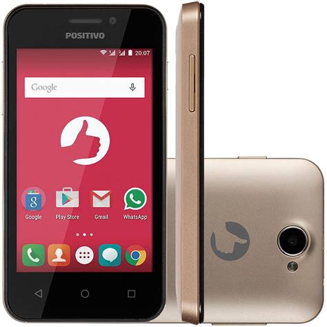 Smartphone Positivo one S420 Dual Dourado no Shoptime