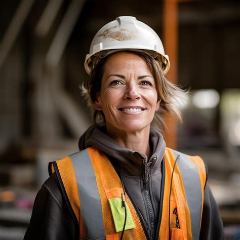 Premium Photo | Woman at Work Construction Site Empowerment
