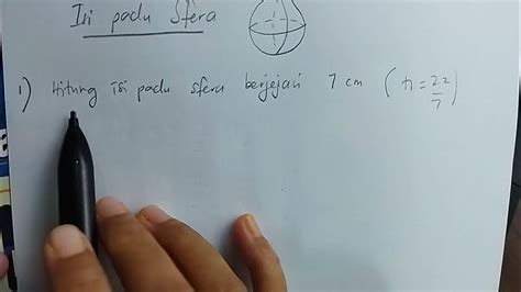 Isipadu Sfera dan hemisfera (Matematik Tingkatan 2) - YouTube