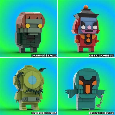 LEGO MOC Scooby Doo Monsters Brickheadz Bundle by DrBrickheadz ...